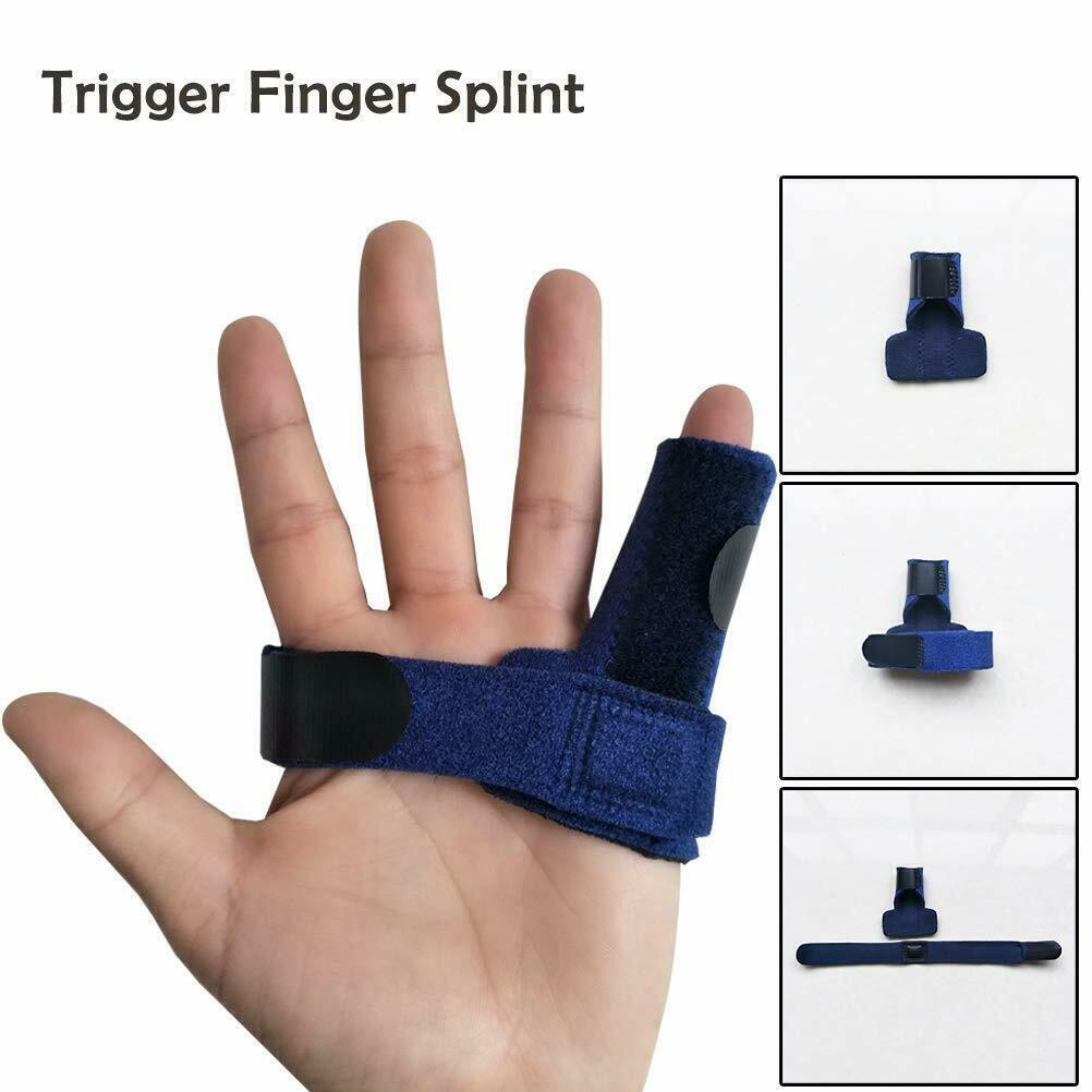 ให้หยุดการใช้งานของนิ้วข้างที่ปวดโดยการดาม splint ที่นิ้วมือ