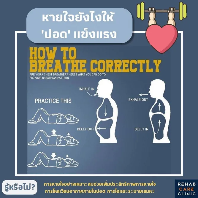 หายใจอย่างไรให้ปอดแข็งแรง